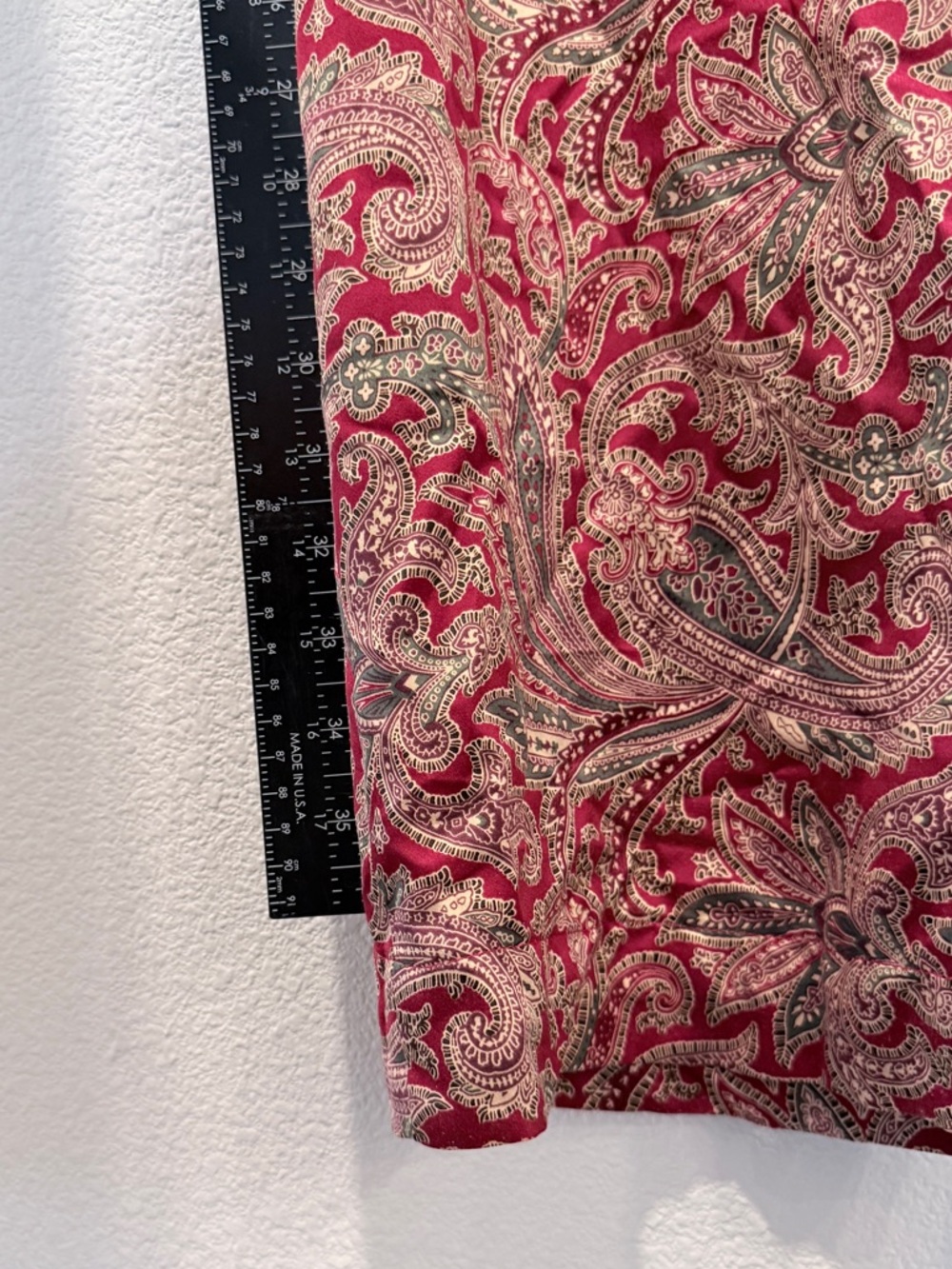 Lauren Ralph Lauren Paisley Pajama Set XL Old Money Dark Academia Luxe Lounge - Picture 10 of 14